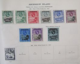 World stamps: Box of 4 SG “Ideal” albums of QV-KGV period issues and carton of loose stamps in