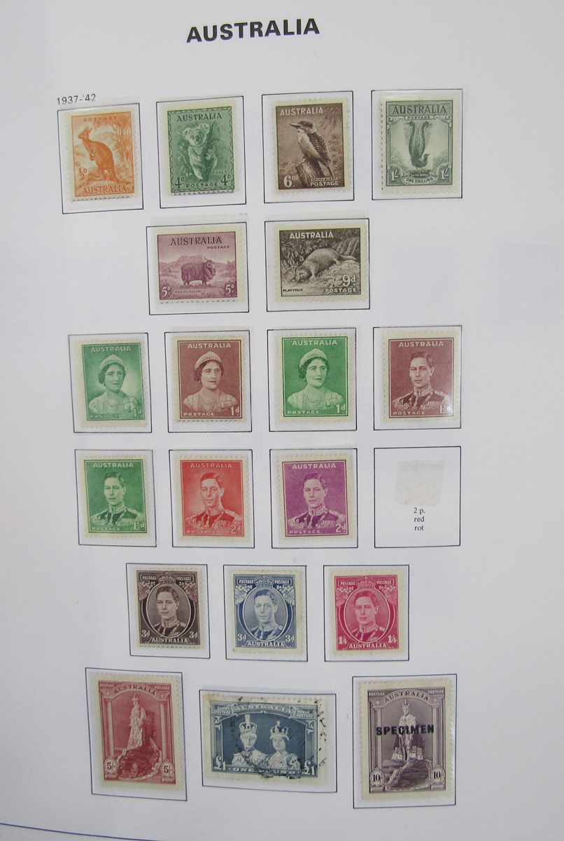 Australia stamps: Bespoke Davo album of mint and used 1913-1990s issues including postage due and - Image 8 of 18