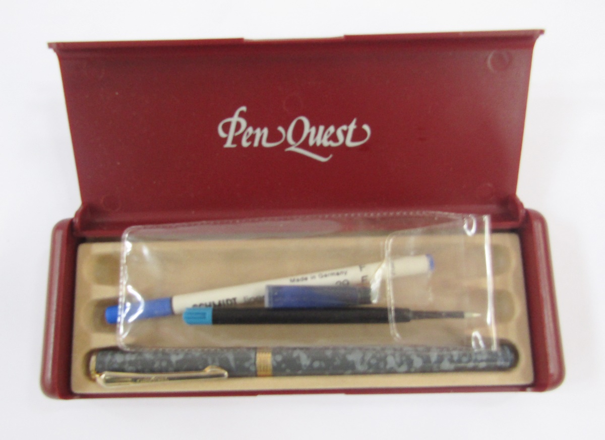 Eversharp silver propelling pencil, a Platinum fountain pen, a Parker grey and stainless steel - Bild 11 aus 12