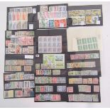 World stamps: Mint & used definitives, commemoratives etc from mid 1800s on stock card/sheet & in