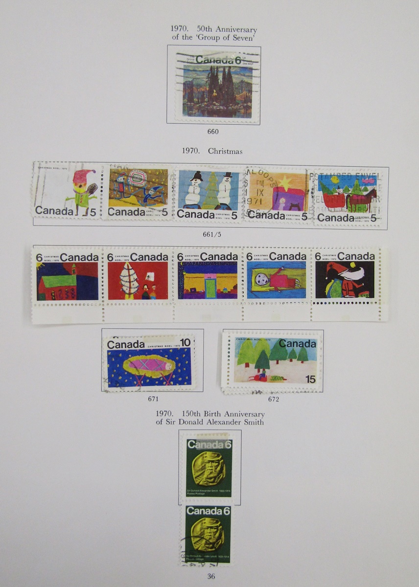 Canada and New Zealand stamps: Two large albums with Canadian QE II issues, 1967-94, in one and - Bild 10 aus 12