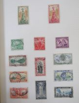 Br Empire/Commonwealth stamps: 3 green loose leaf albums of mainly used definitives and