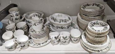 Wedgwood bone china tea and dinner ware in the Strawberry Hill pattern together with Royal Worcester