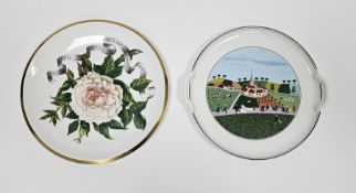 Villeroy and Boch circular sandwich plate in the Naif design 32cm diameter and a Portmeirion
