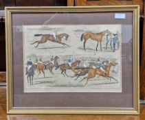 Two Thomas Shotter Boys (1803-1874) lithographic prints, one of a town scape and the other of cattle