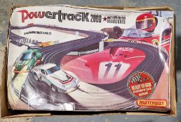 Part boxed Matchbox Powertrack 2000 racing car set