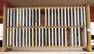 Quantity of classical CDs and a wooden CD rack