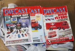 A large quantity of Diecast Collector magazines (2 boxes)