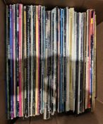 Approximately 70 vinyl LP albums and some 12