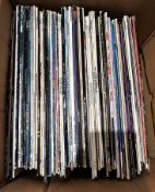 Box of approximately 70 vinyl LP albums mainly from the 1980's including Alison Moyet, Eurythmics,