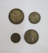 Maundy odds, Queen Victoria 4d and 2d 1840 and 1d and 3d 1841, generally above very fine.