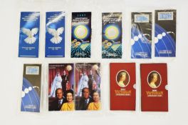 Group of Brilliant Uncirculated Coins (11), 1995 Peace £2 (2), 1997 Walking with Giants £2 (2), 2001