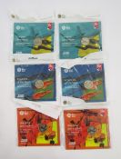 Group of Brilliant Uncirculated £2 Coins (10) representing the RAF, Sea King (2), Spitfire (2),