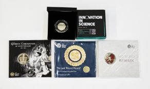 Royal Mint 2019 Celebrating the life of Stephen Hawking Silver Piedfort Proof 50p, 2016 Last Round