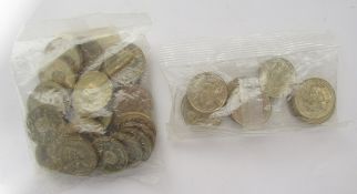 Bag of unopened (25) 1994 Bank of England £2 coins and bag of unopened (10) 1986 Commonwealth