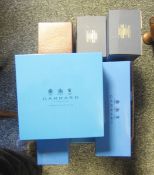 Garrard, Halcyon Days, David Hayward and John Coppin etc. various empty retail boxes