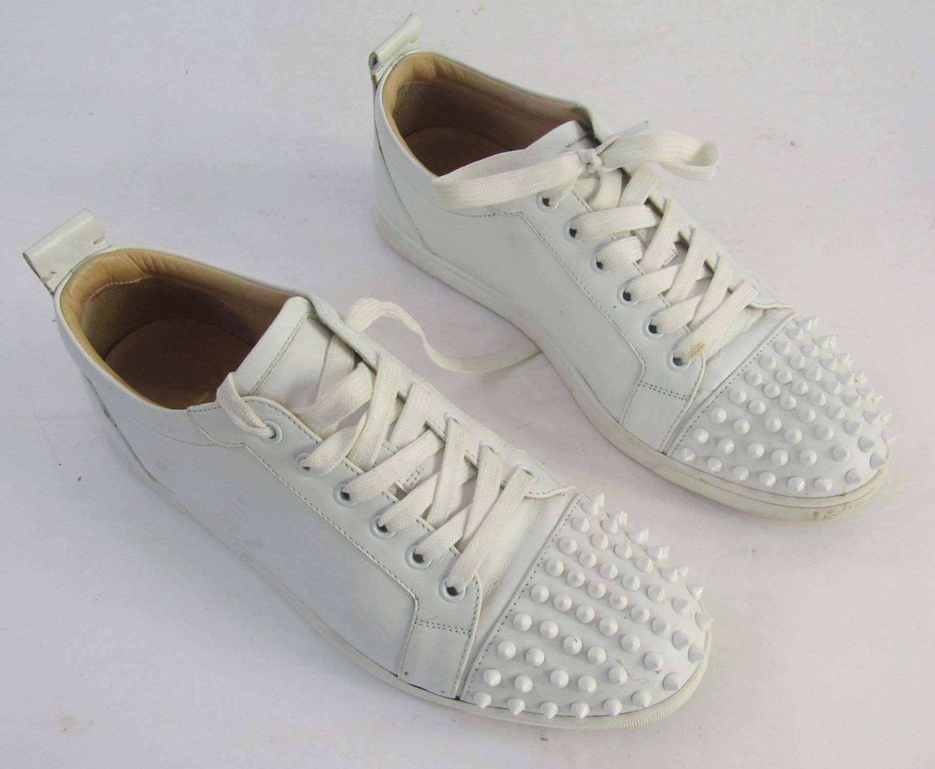 Christian Louboutin Gondolaclou flat calf/spikes size 42 in original box with original dust bags for - Image 2 of 2