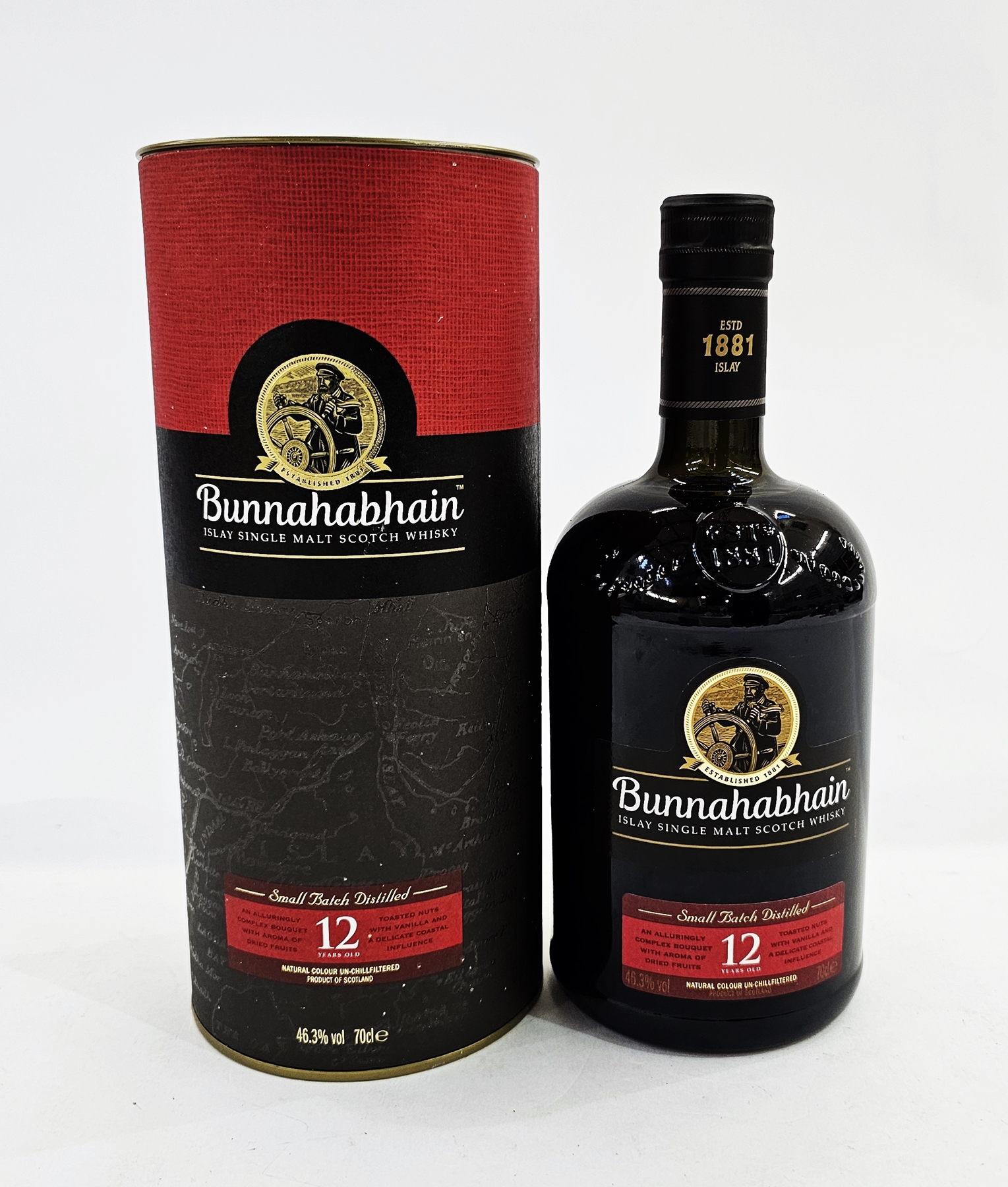 The Bunnahabhain 12 year old Islay single malt Scotch whisky, small batch distilled, 70cl, 46.3% - Image 3 of 4