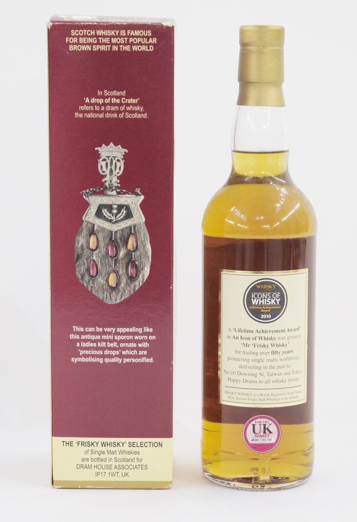 Craigellachie 8 year old Speyside single malt whisky selected by Frisky Whisky, in original box, - Image 2 of 2