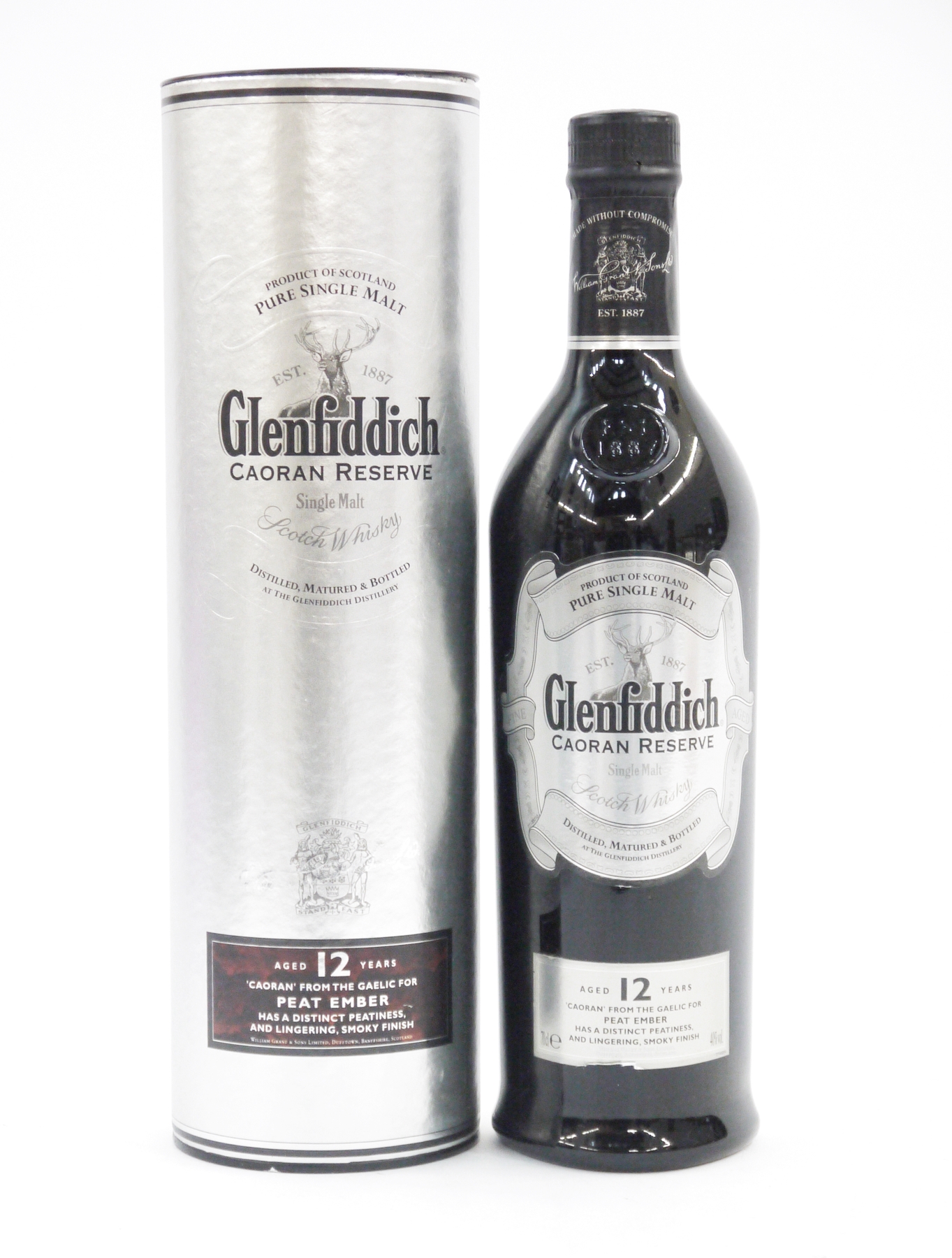 Glenfiddich Caoran reserve 12 year old single malt whisky, in original box, 70cl, 40% vol