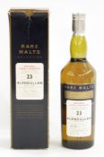 A Glendullan natural cask strength 23 year old single malt scotch whisky distilled in 1972 limited