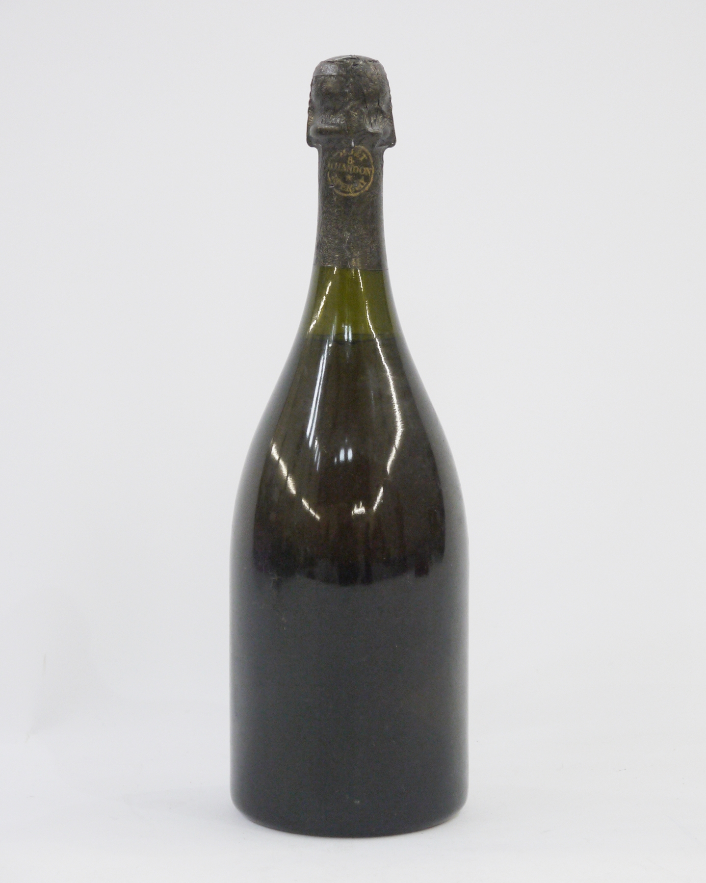 Vintage 1969 Dom Perignon champagne Condition Report Label intact and readable - Image 2 of 2