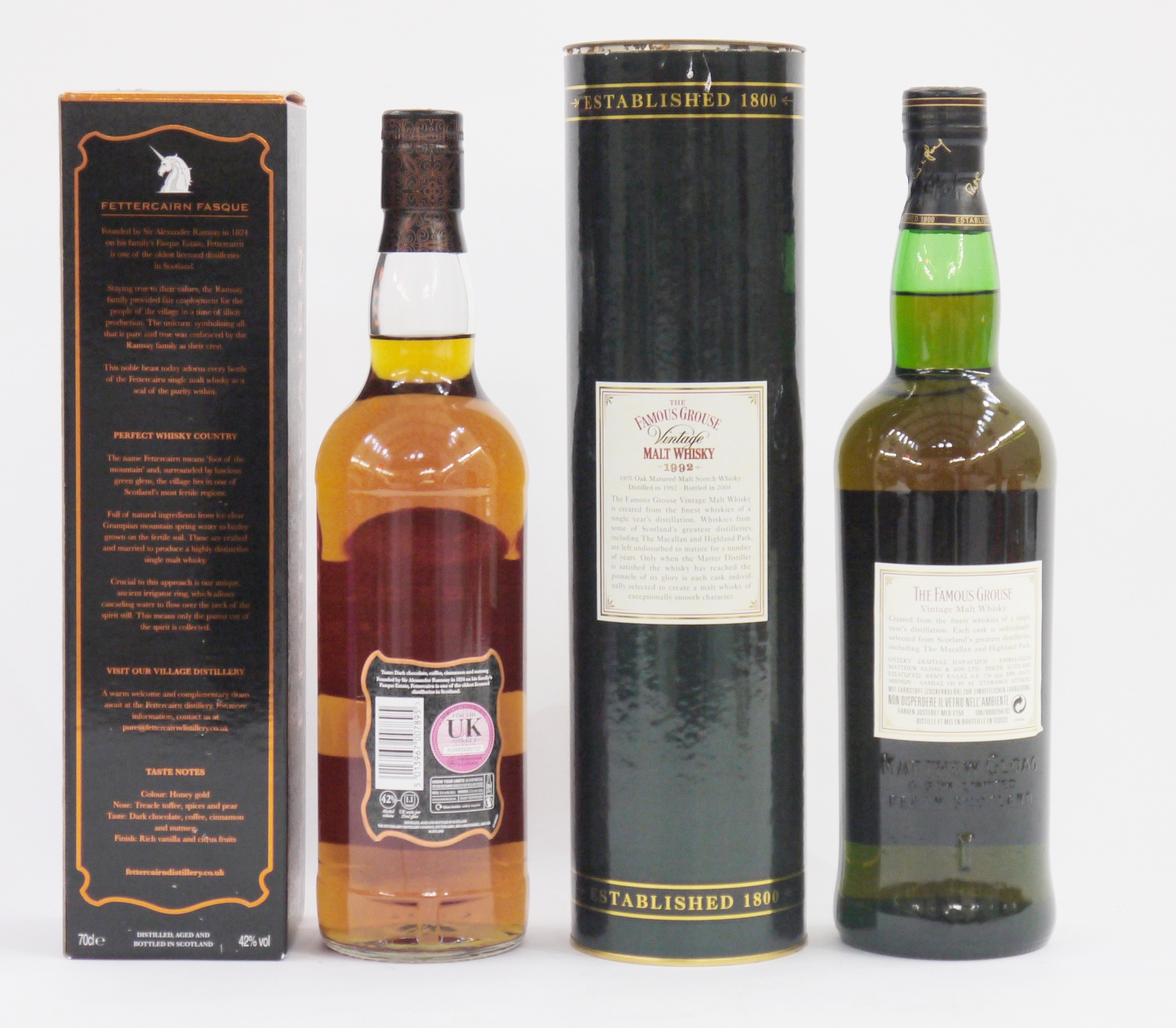Fettercairn Fasque Highland single malt scotch whisky, estate bottling, established 1824, 42% vol, - Image 2 of 2