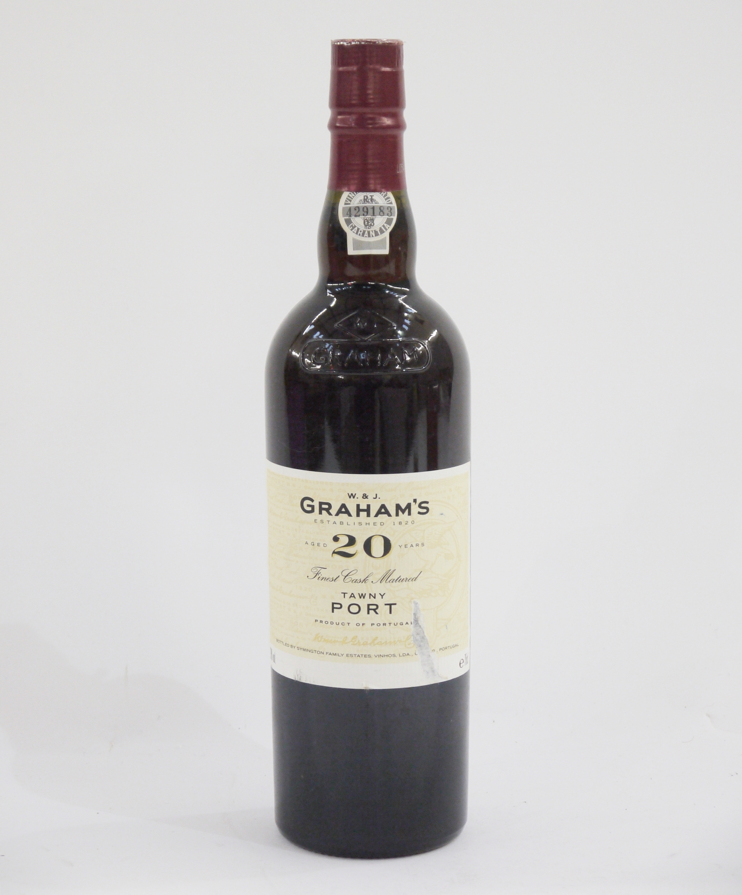 A Graham's 20 year old tawny port bottled in 2005, 20% vol, 75cl