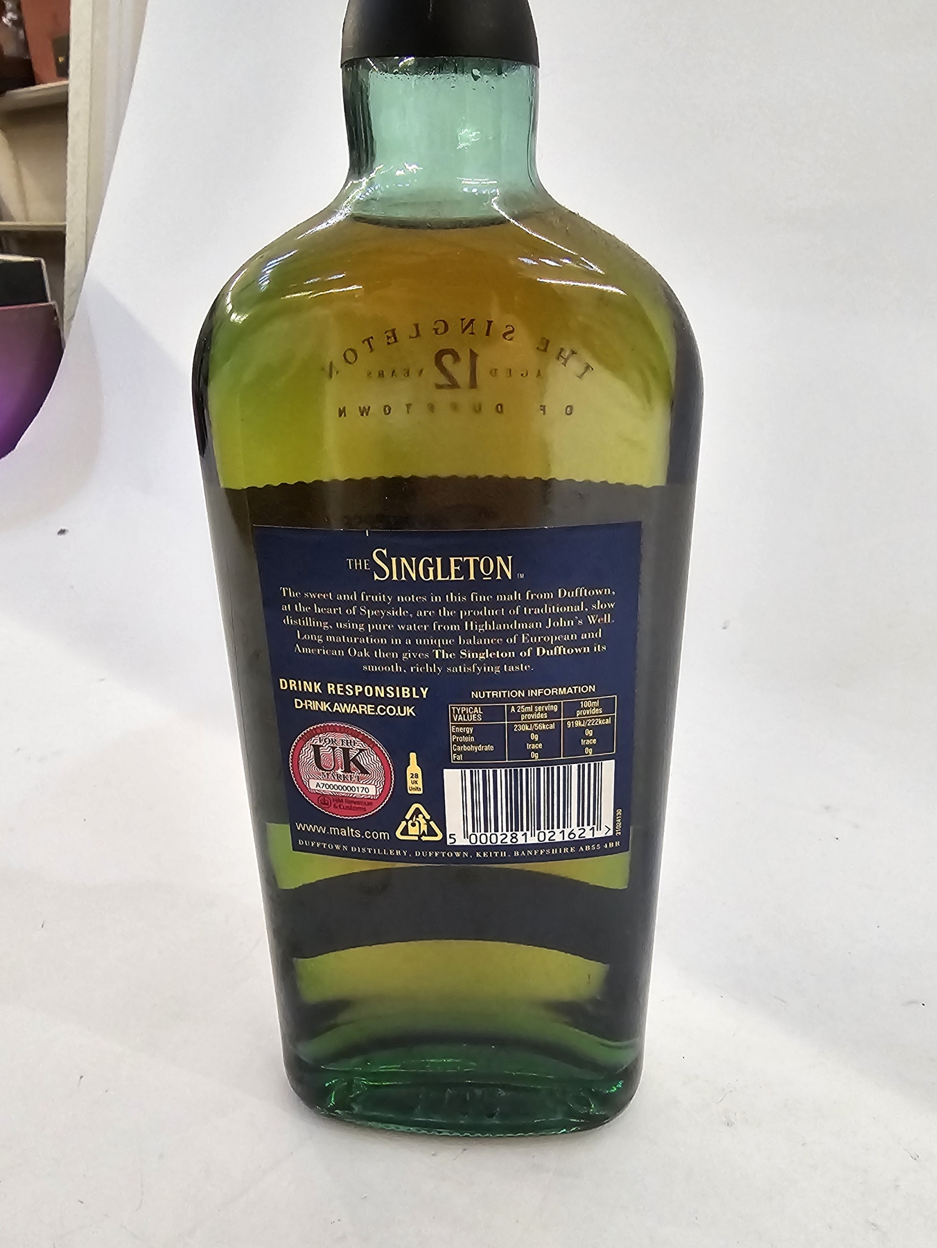 The Singleton single malt Scotch whisky of Dufftown, 12 year old, 70cl, 40% vol - Image 2 of 2