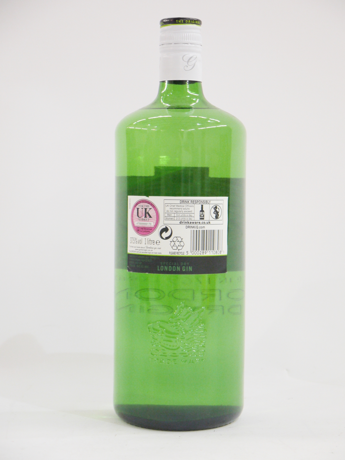 Gordons Limited Edition special dry London gin by Conran no. 6 of 10 from the Green Bottles - Image 2 of 2