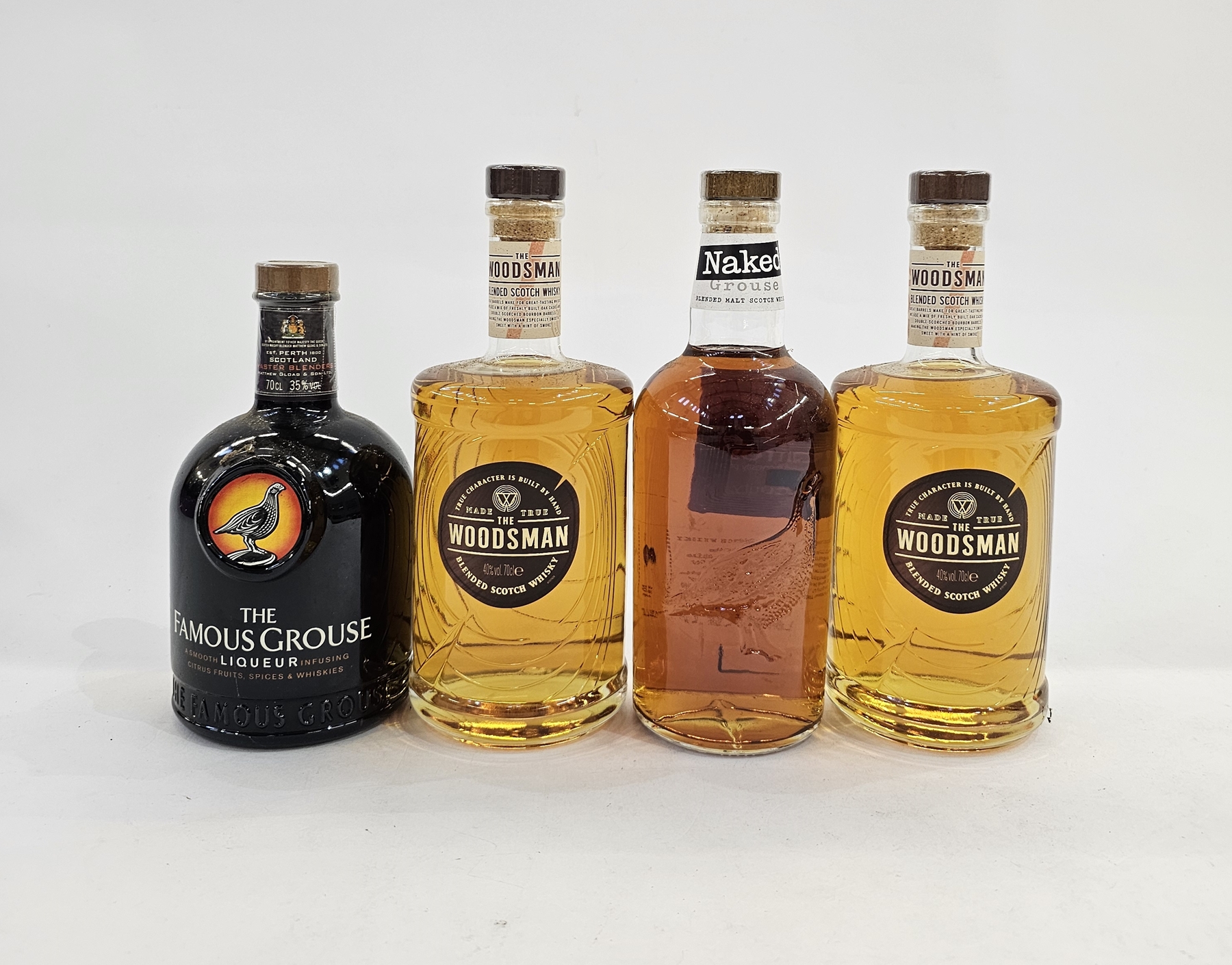 Two bottles of the Woodsman blended Scotch whisky, 70cl, 40% vol, a bottle of the Naked Grouse - Image 2 of 2