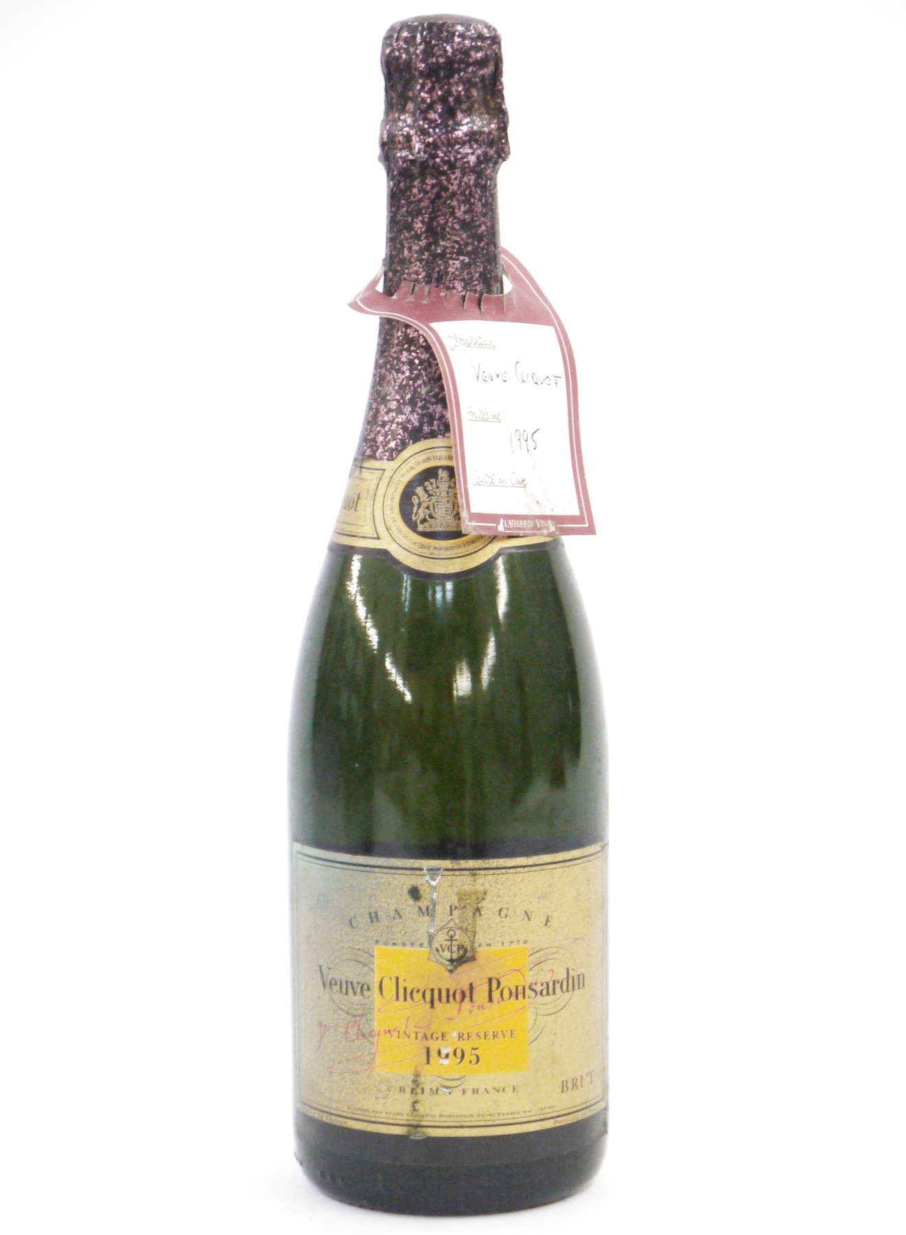Veuve Clicquot Ponsardin 1995 vintage champagne, 75cl, 12% vol