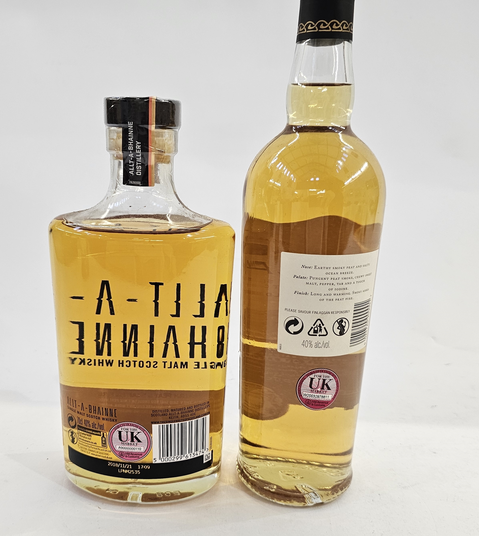 Allt-a-Bhainne single malt Scotch whisky, 'Just Enough Peat to Start a Fire', 700ml, 40% and a - Image 2 of 2
