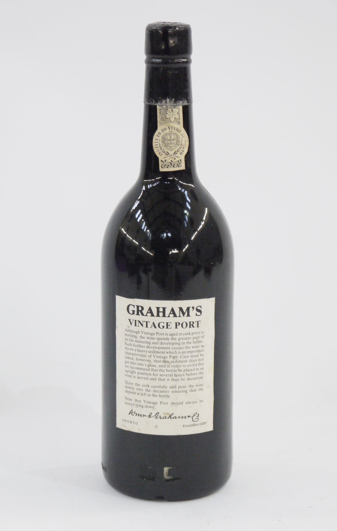 A Graham's 1983 vintage port bottled in 1985, 75cl - Image 2 of 2