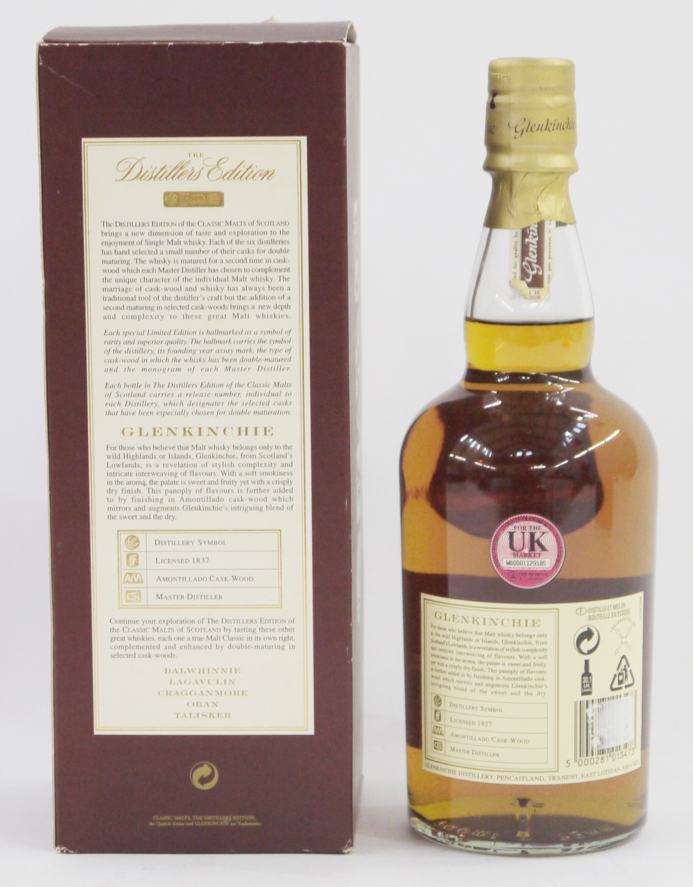 Glenkinchie 1989 single lowland malt scotch whisky distilled in 1989 finished in Amontillado - Image 2 of 6