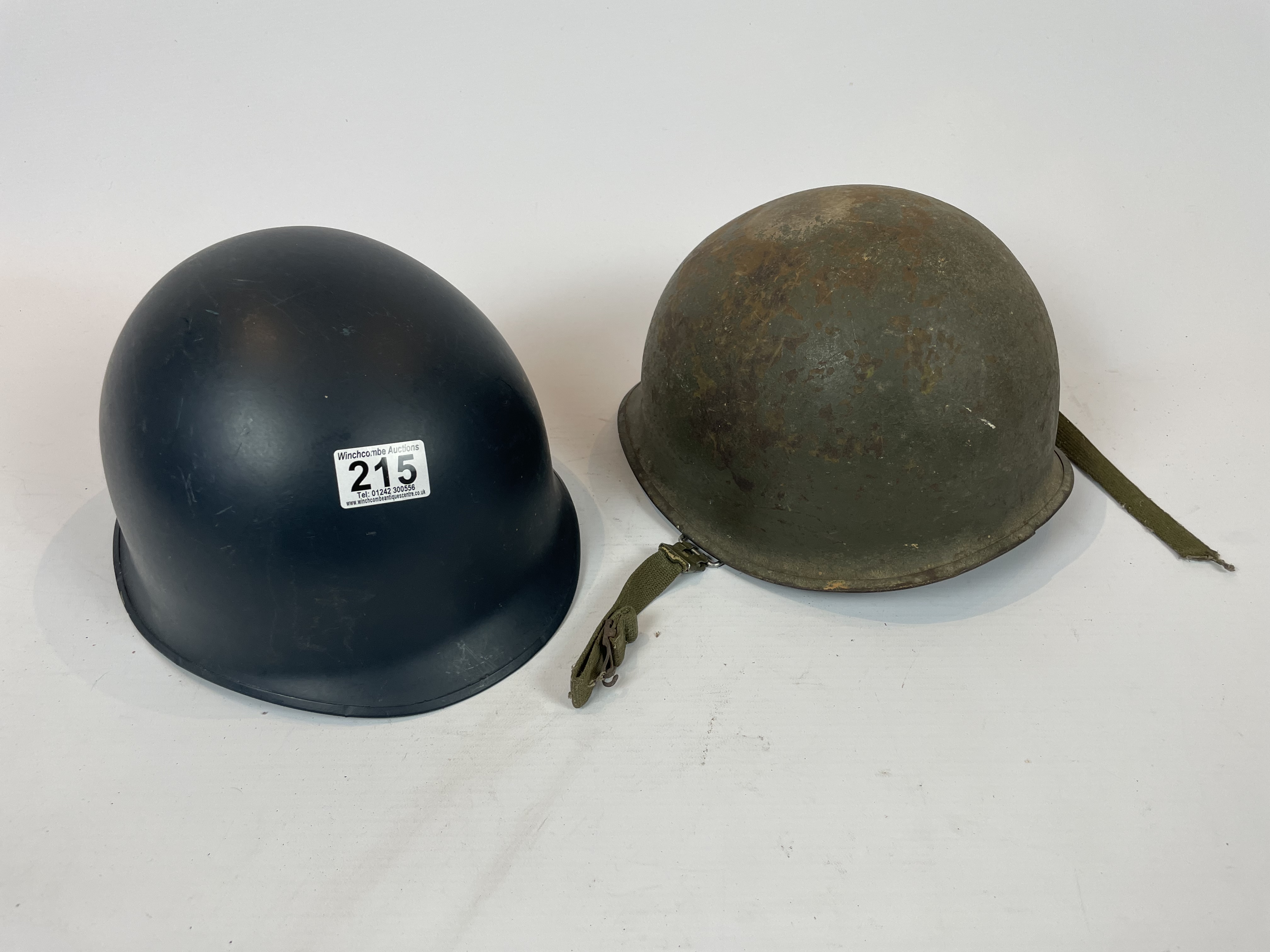 Two Military Helmets