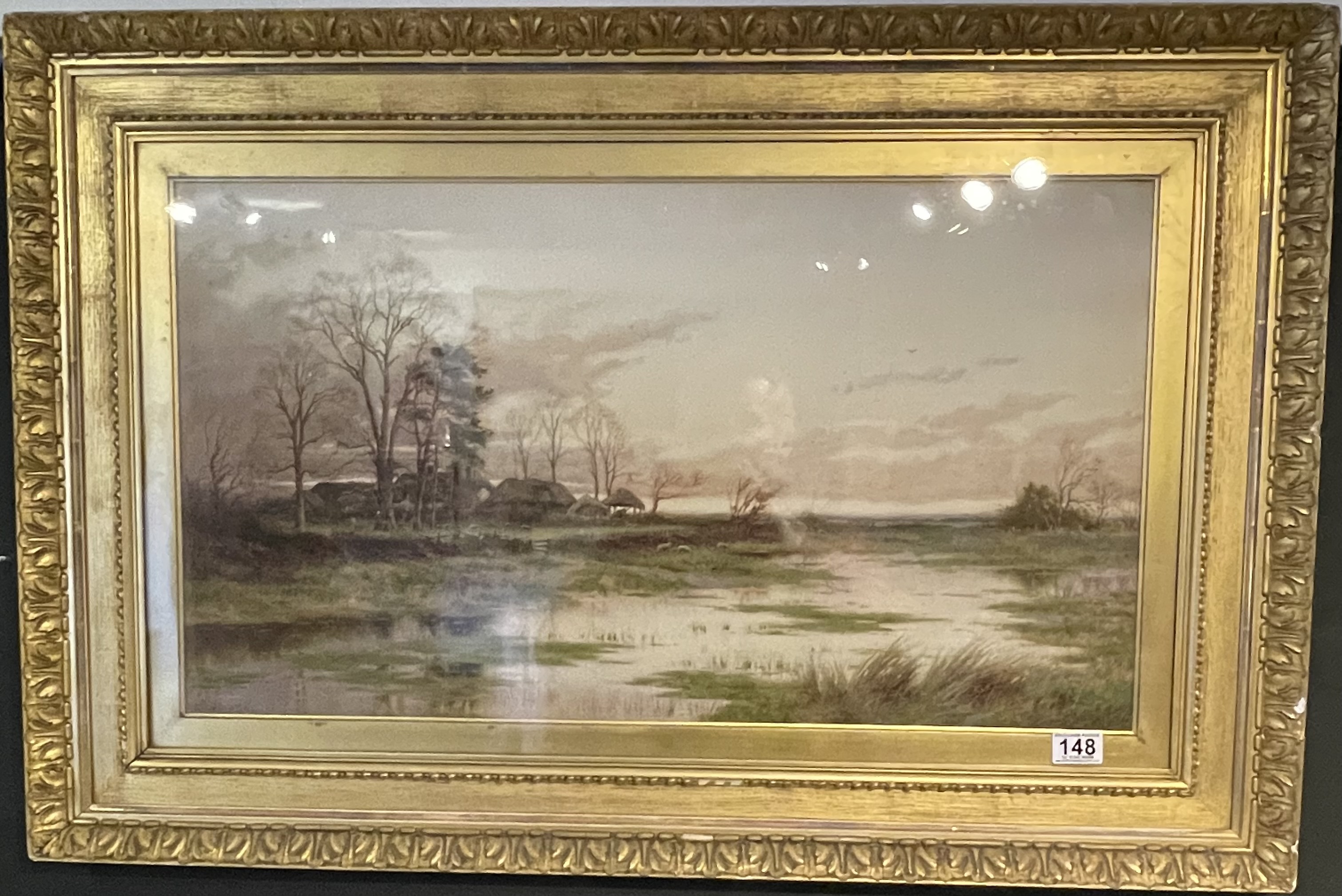 Signed Watercolour by Curtius Duassut dated 1897