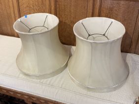 Pair of Silk Lined Lampshades