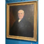 Victorian Oil On Canvas Portrait Of A Gentleman