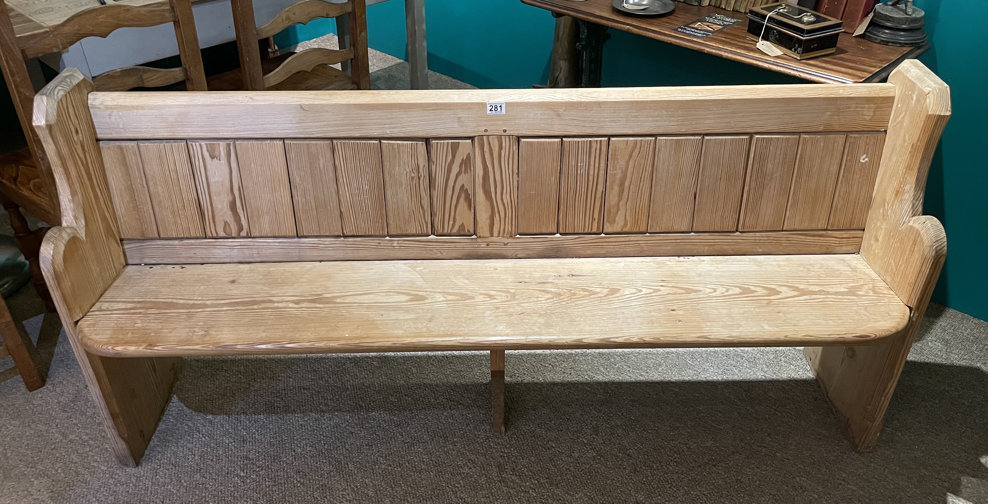 Victorian Pine Pew 178cm wide