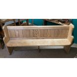 Victorian Pine Pew 178cm wide