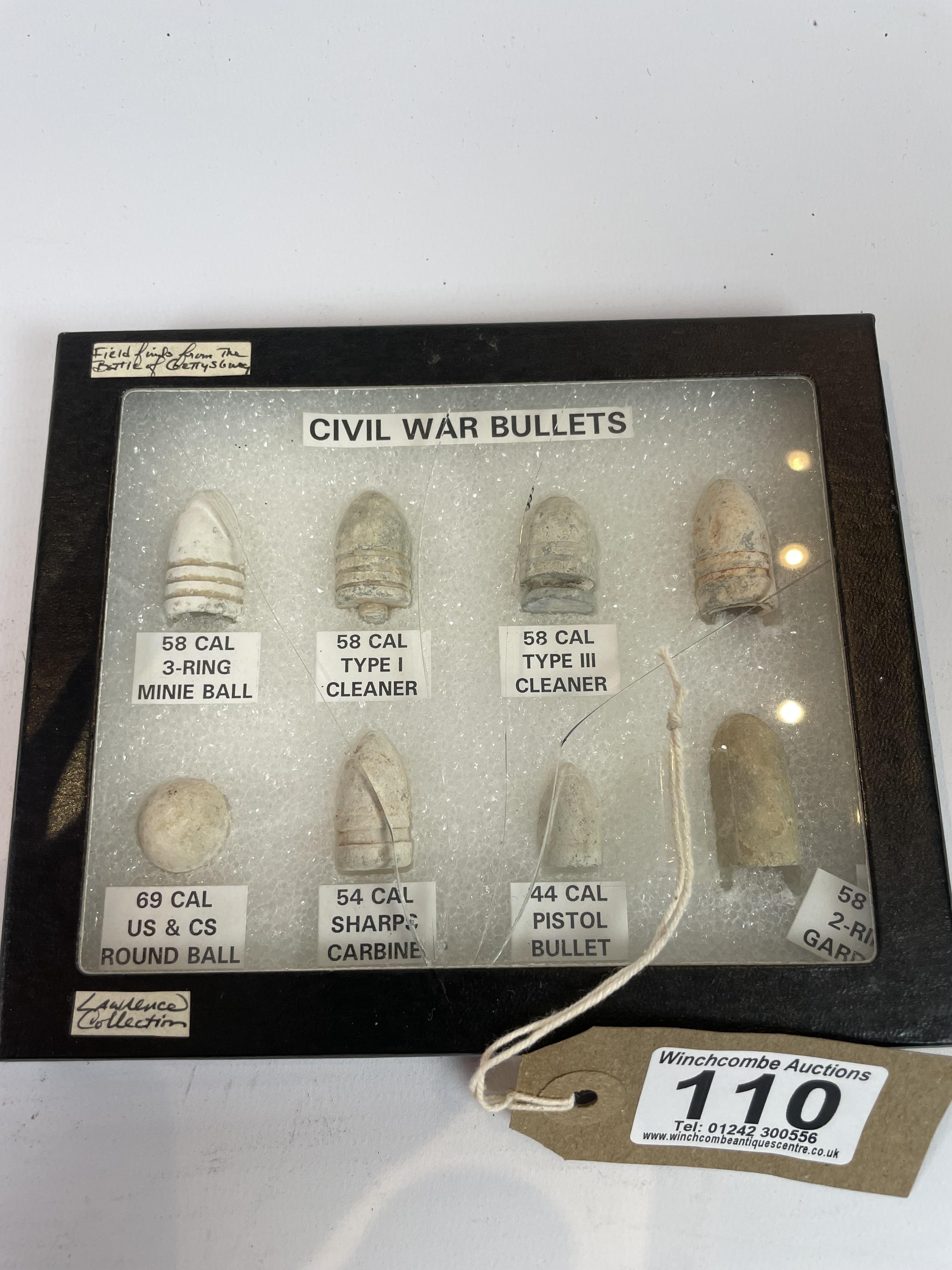 8 American Civil War Bullets