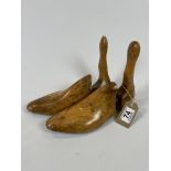 Pair of Antique Wooden Shoe Stays