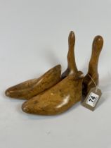 Pair of Antique Wooden Shoe Stays