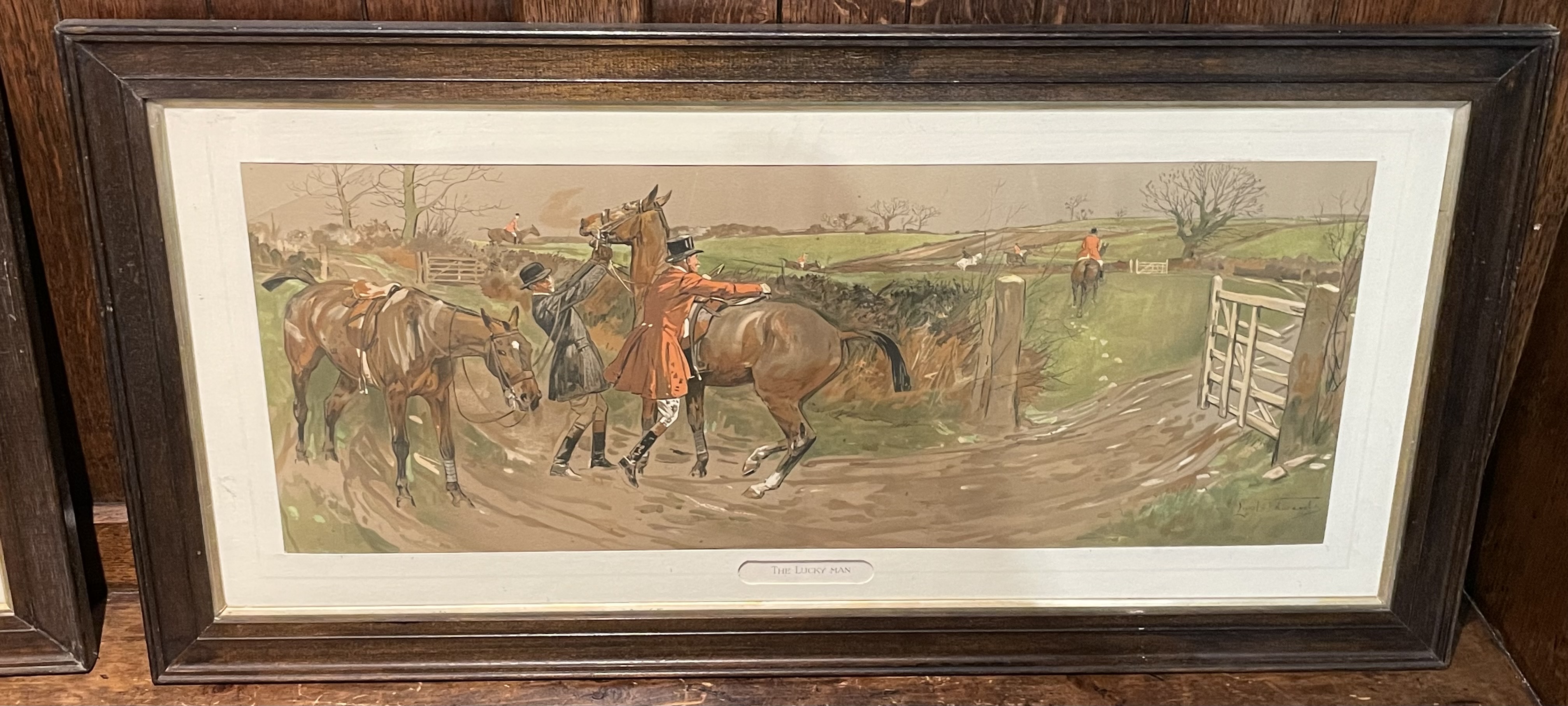 A Set Of Six Large Signed Hunting Prints By Lionel Edwards (1878 - 1966) - Bild 5 aus 6