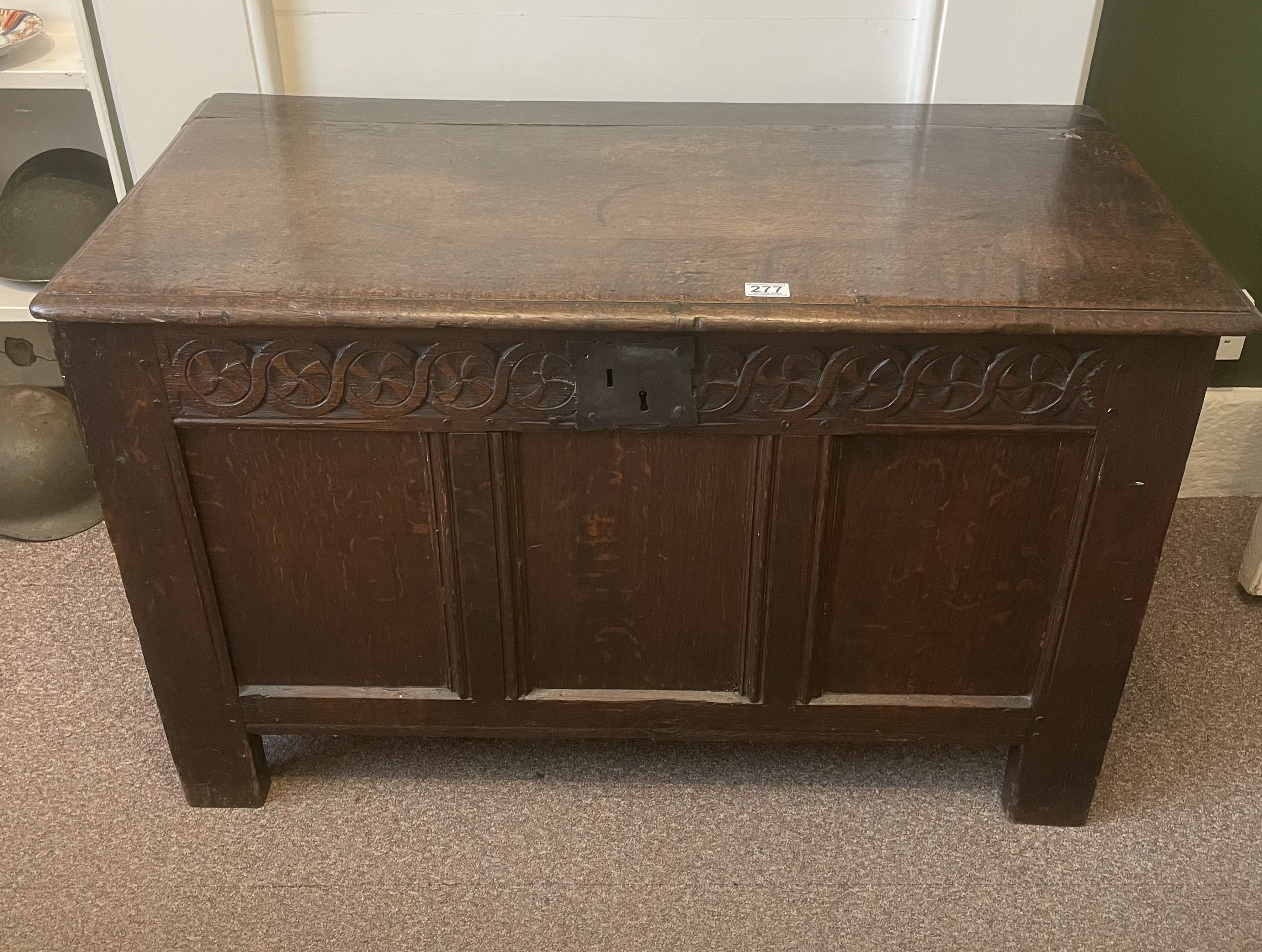 A 18th Century Oak Coffer