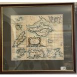 Robert Morden Map (1650 - 1703) Map Of The Smaller Islands In The Britsh Ocean