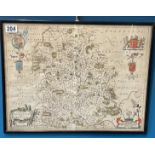 Rodger Montgomery 17th Century Map Of Shropshire