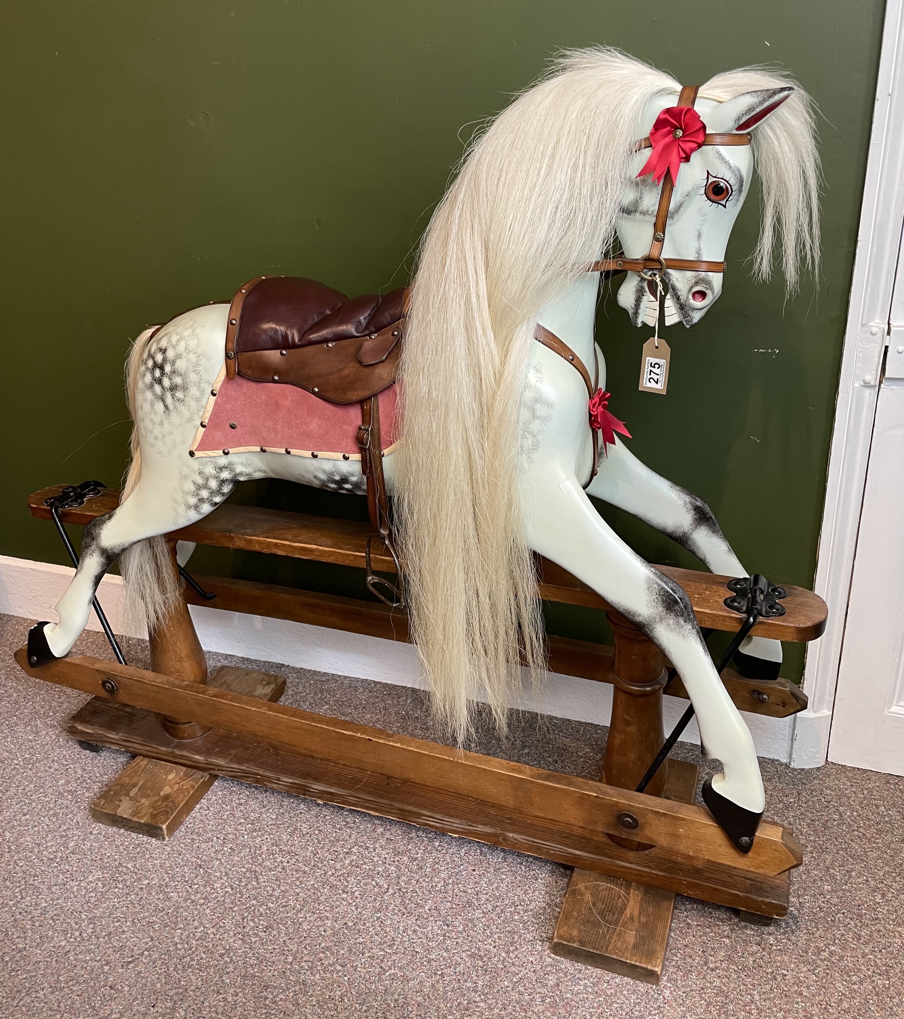 A Late Victorian Rocking Horse