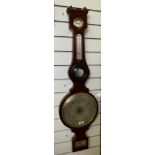 A Victorian wheel barometer